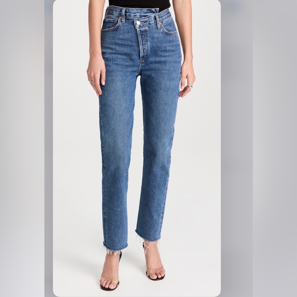 Agolde Crisscross Straight Jeans